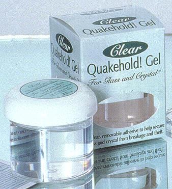 Quakehold! 22111 Gel for Glass and Crystal, Clear, 4oz - Museum