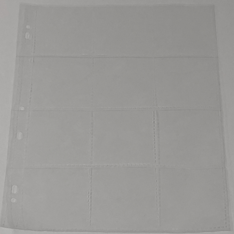 Polypropylene 120mm Slide Pages 12 Pocket