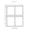 Secol Polyester Page 4 Pocket - Binder: 115mmx145mm & Hanging: 110mmx153mm