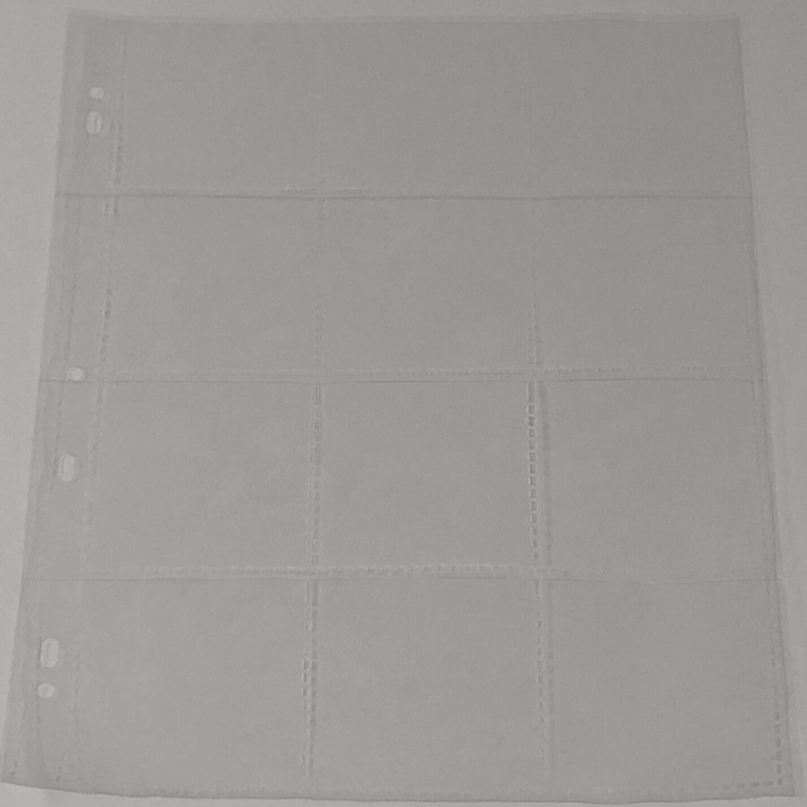 Polypropylene 120mm Slide Pages 12 Pocket
